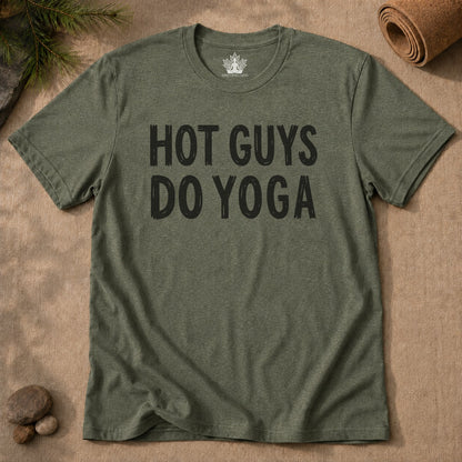 Hot Guys Do Yoga Tee