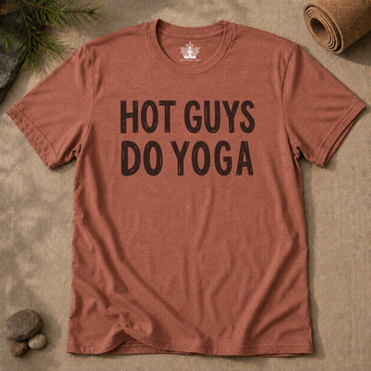 Hot Guys Do Yoga Tee