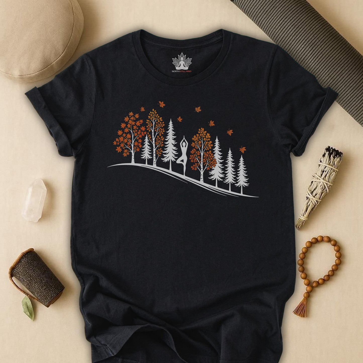 Fall Forest Tree Pose Tee