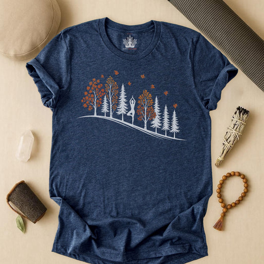 Fall Forest Tree Pose Tee