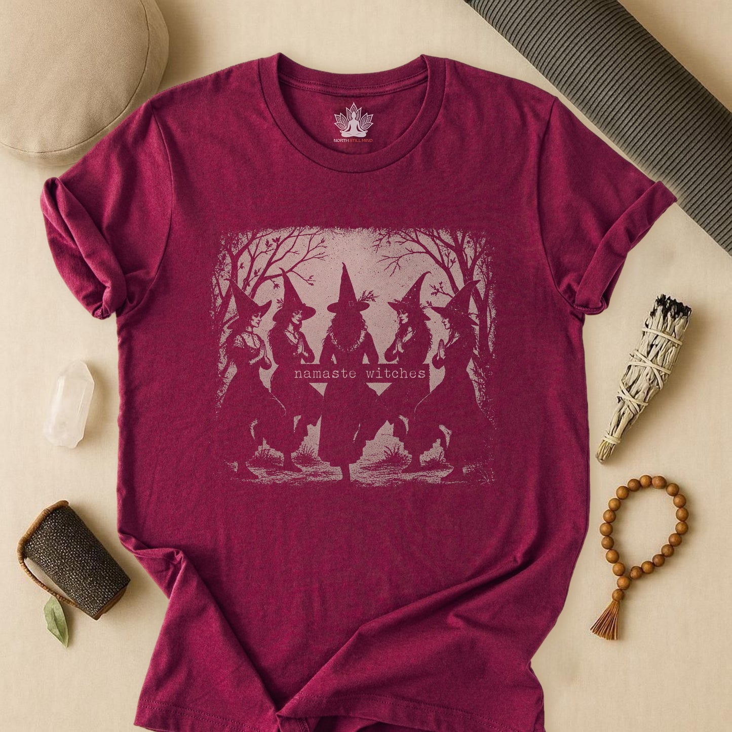 Namaste Witches Sisterhood Tee