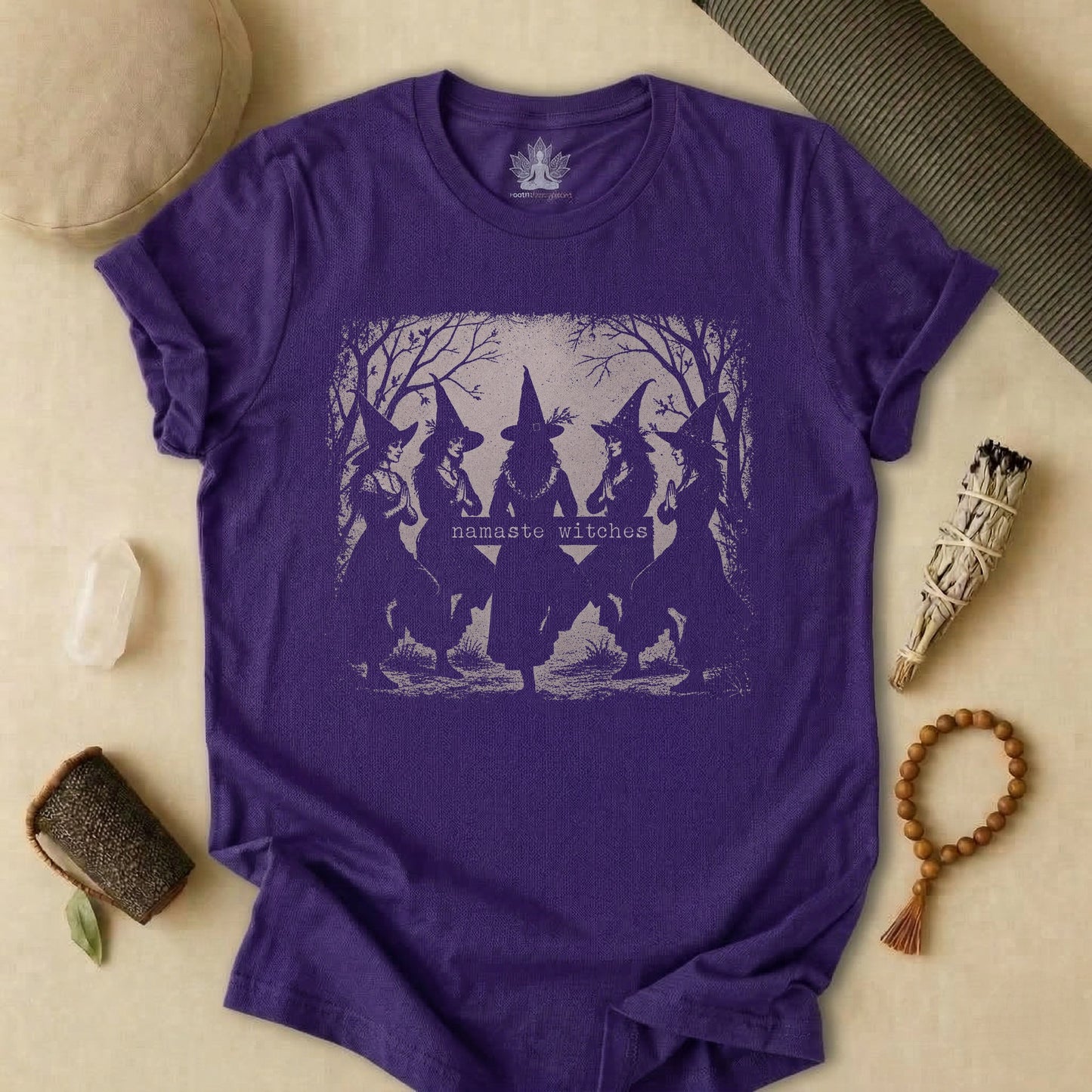 Namaste Witches Sisterhood Tee