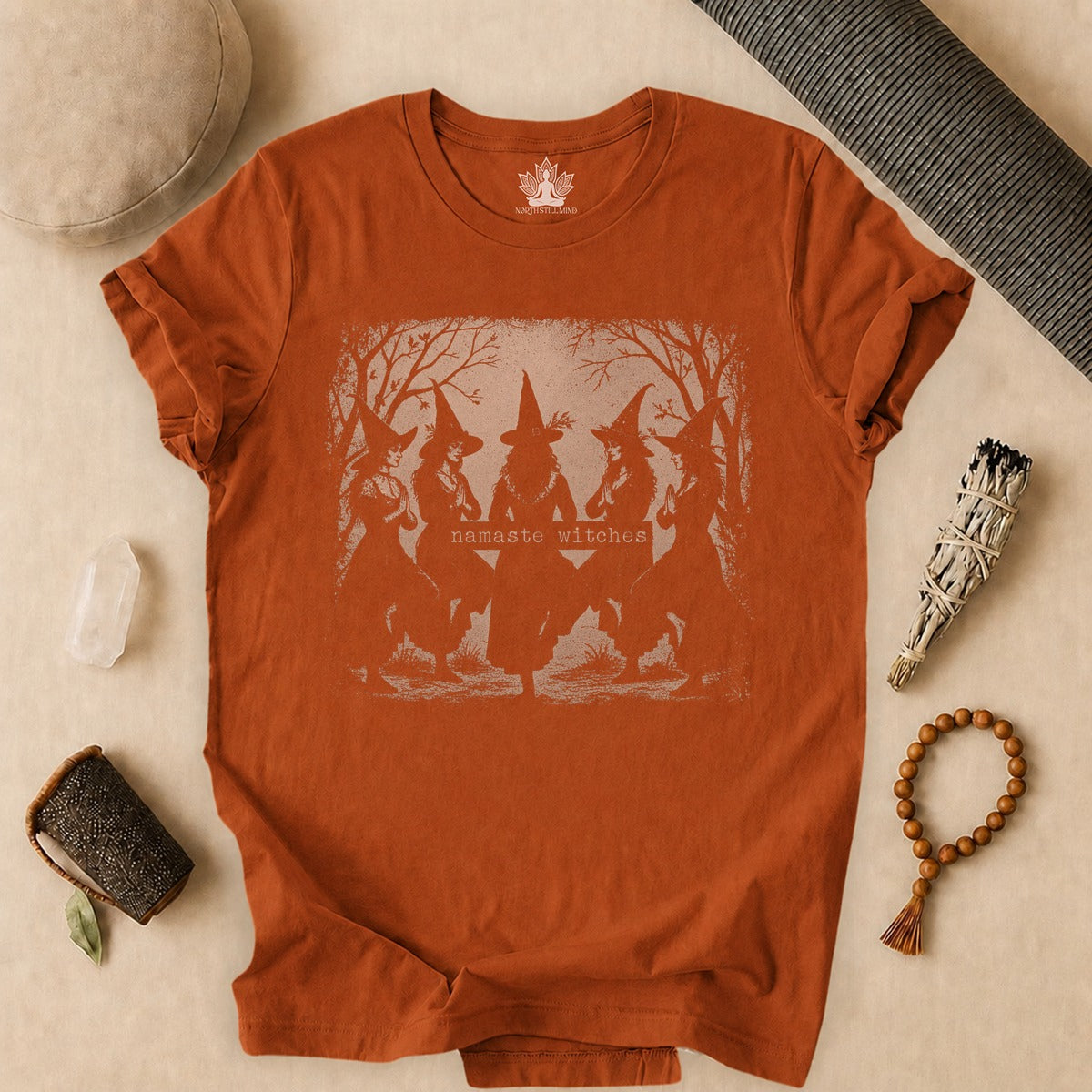 Namaste Witches Sisterhood Tee