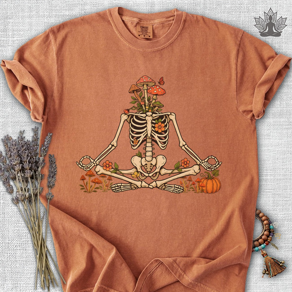 Skeleton Meditation Comfort Colors® Tee