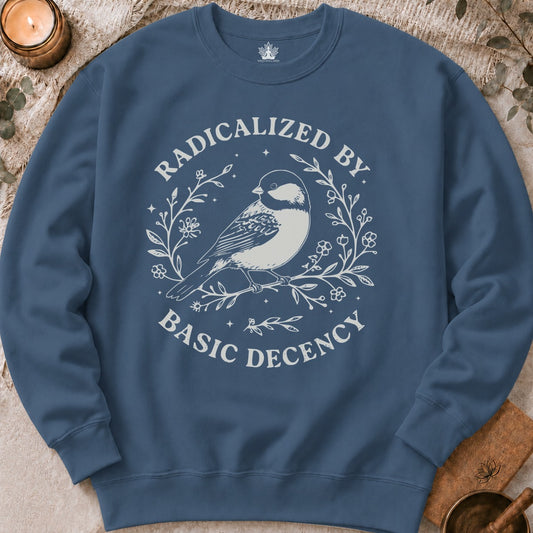Radicalized By Basic Decency Sweatshirt
