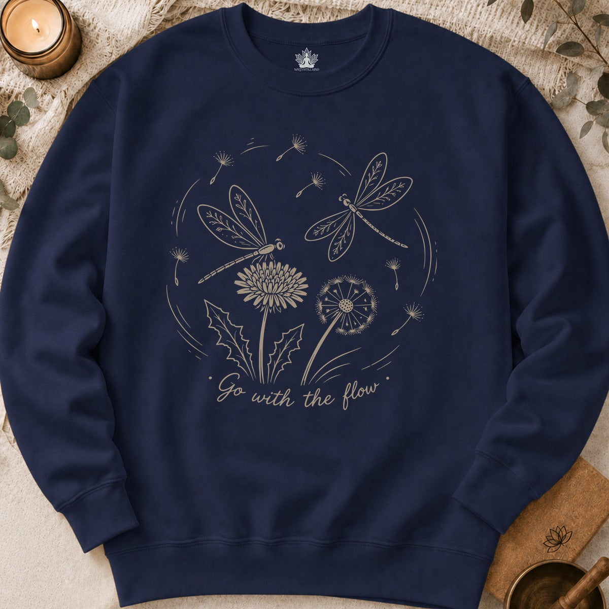 Go With The Flow Delicate Dragonflies Sweatshirt