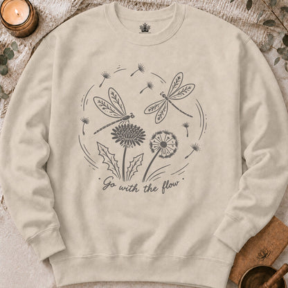 Go With The Flow Delicate Dragonflies Sweatshirt