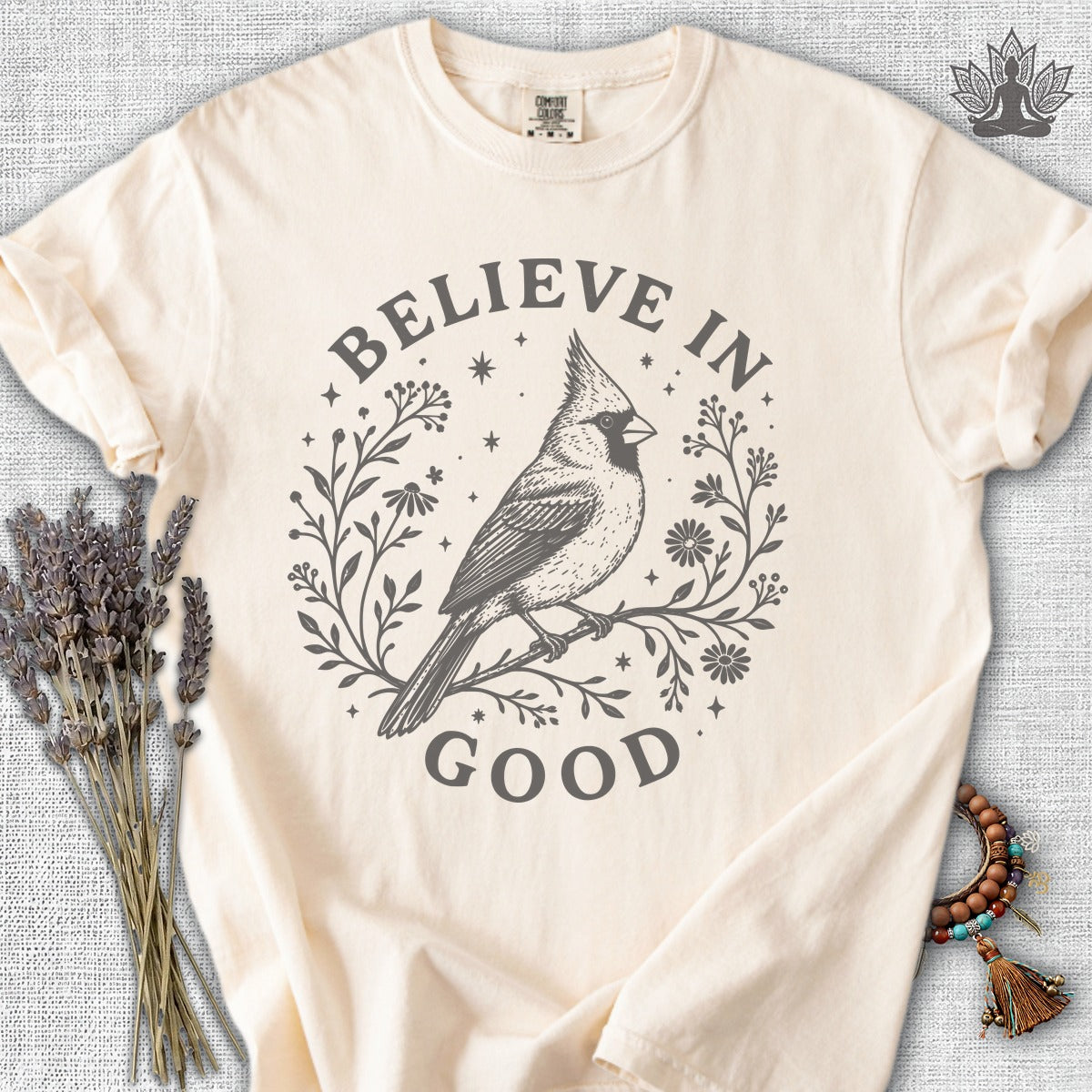 Believe In Good Cardinal Bird Comfort Colors® Tee