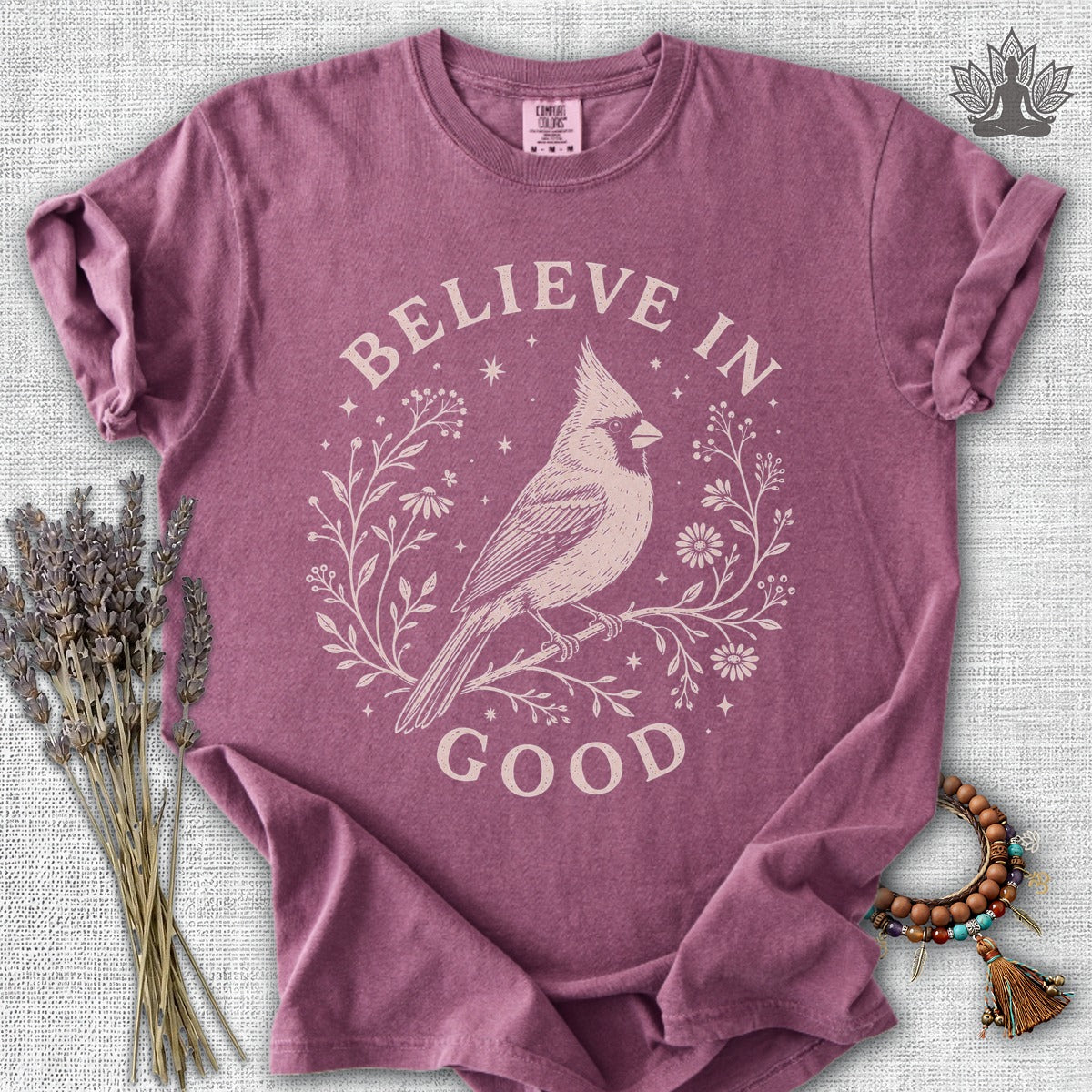 Believe In Good Cardinal Bird Comfort Colors® Tee