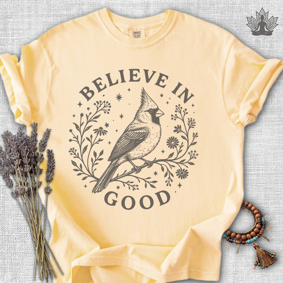 Believe In Good Cardinal Bird Comfort Colors® Tee