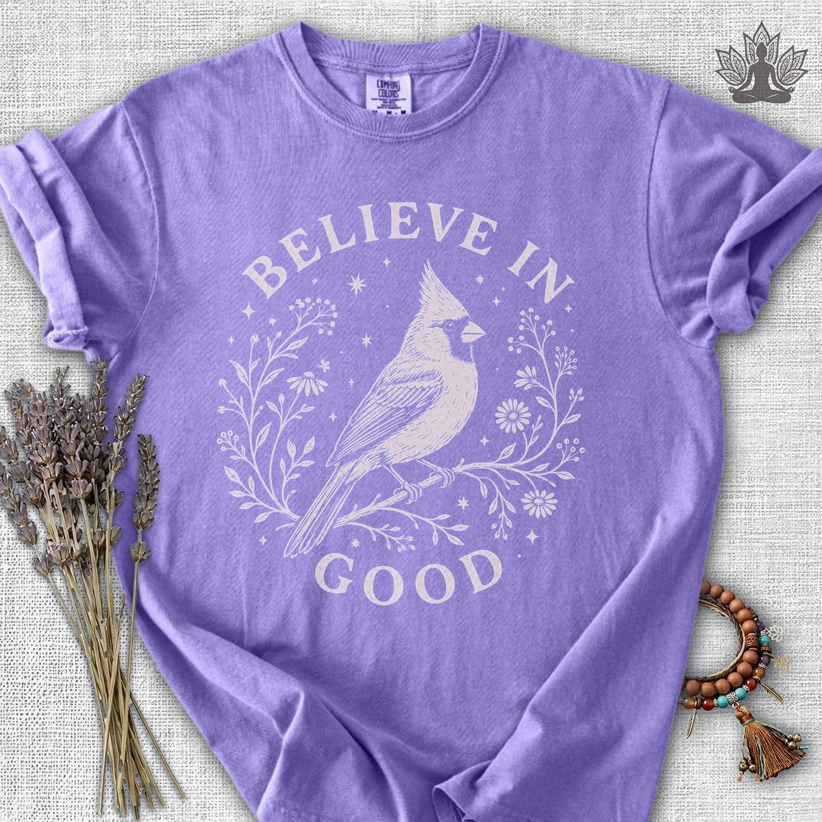 Believe In Good Cardinal Bird Comfort Colors® Tee