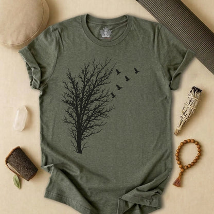Where the Crows Take Flight Tee