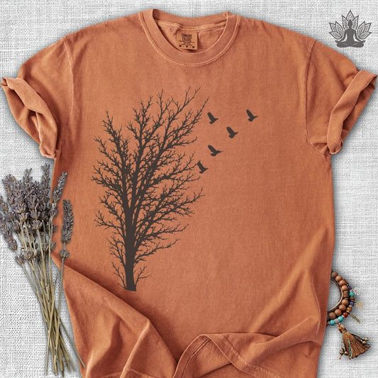 Printify T-Shirt Where the Crows Take Flight Comfort Colors® Tee Where the Crows Take Flight Comfort Colors® Tee