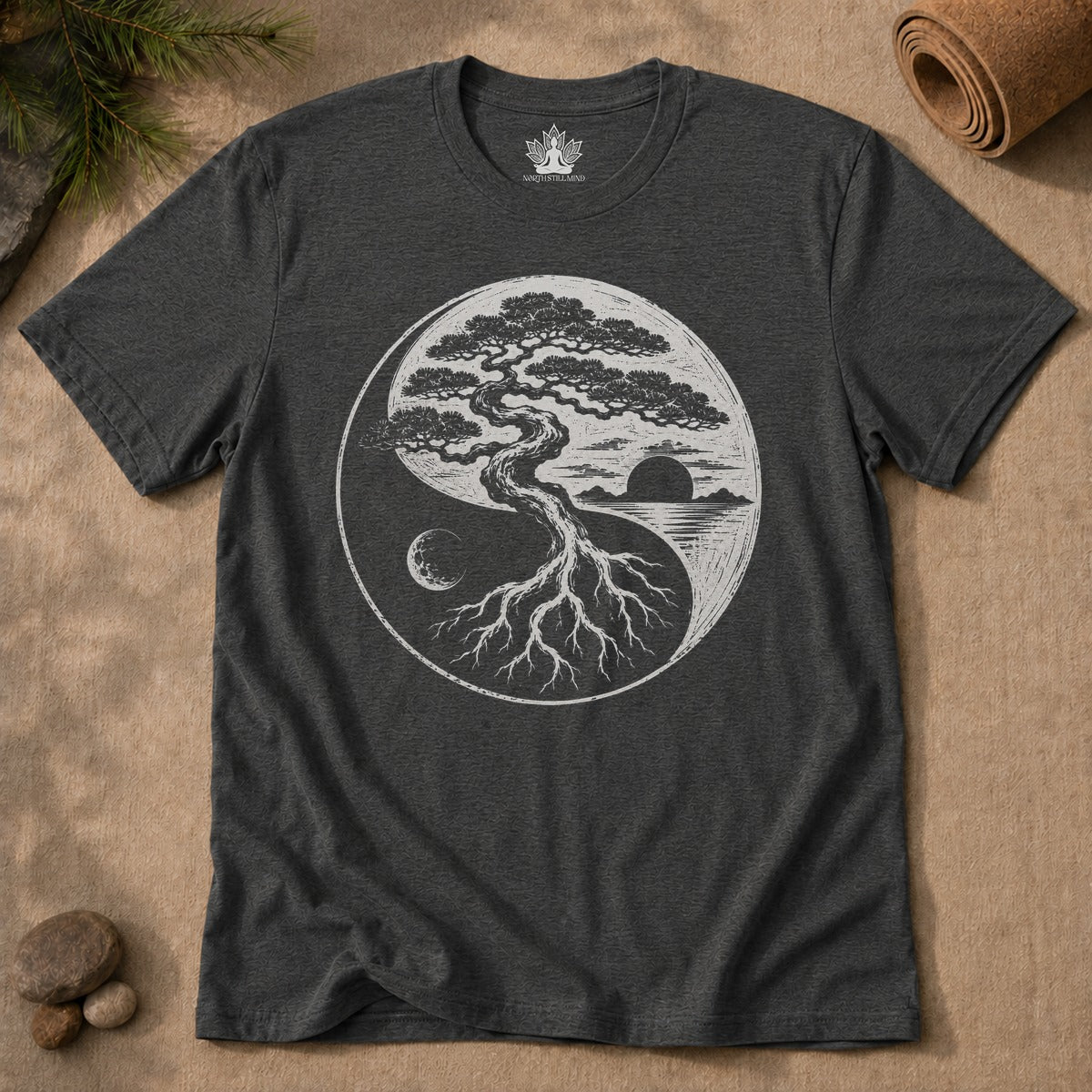 Bonsai Yin Yang Men Tee