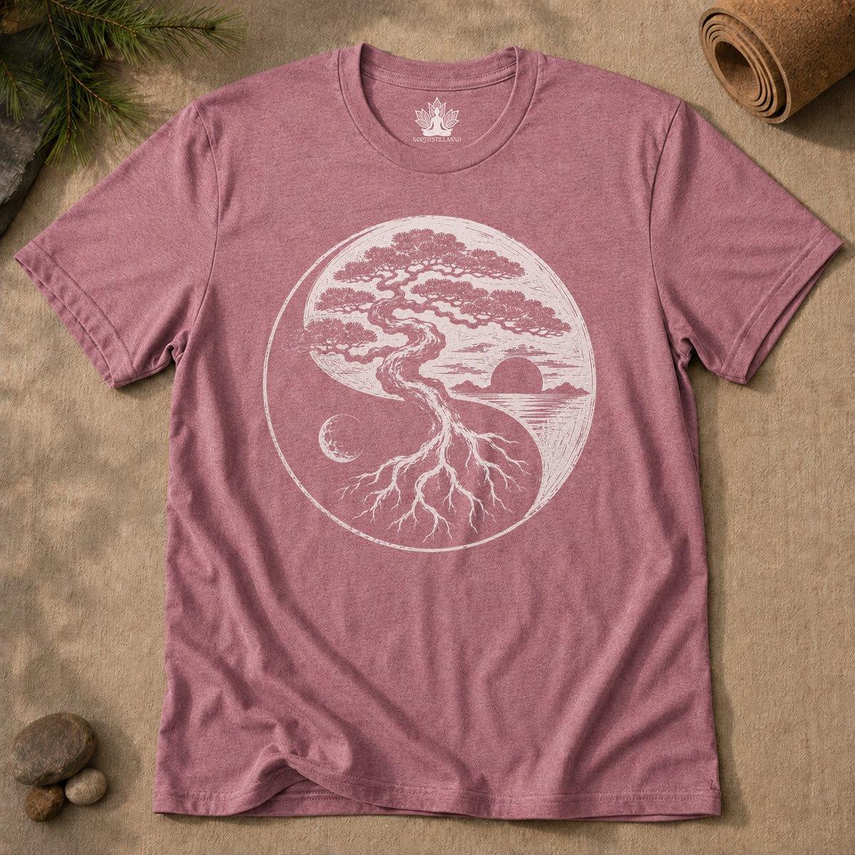 Bonsai Yin Yang Men Tee