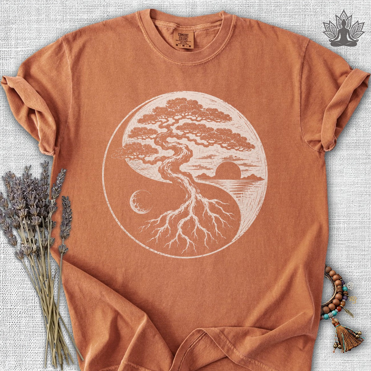Bonsai Yin Yang Comfort Colors® Tee