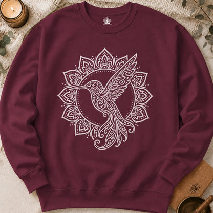 Hummingbird & Mandala Sweatshirt