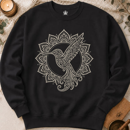 Hummingbird & Mandala Sweatshirt