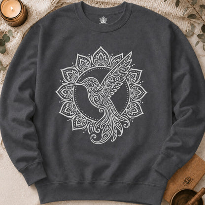 Hummingbird & Mandala Sweatshirt