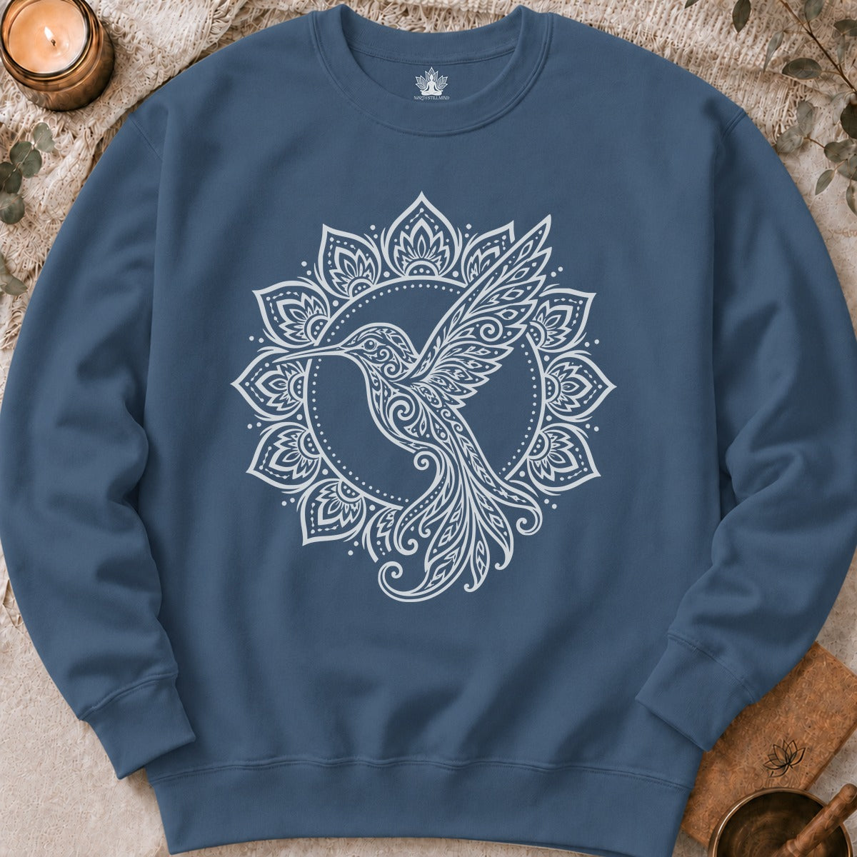 Hummingbird & Mandala Sweatshirt