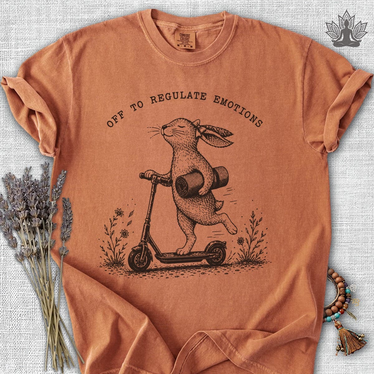 Printify T-Shirt Off To Regulate Emotions Comfort Colors® Tee Off To Regulate Emotions Comfort Colors® Tee