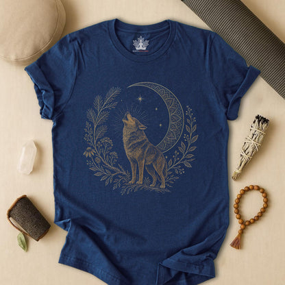 Wolf Song Mandala Moon Tee