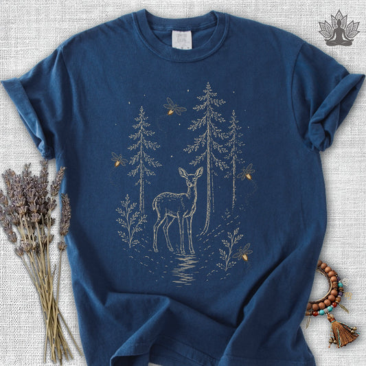 The Quiet Path Doe & Fireflies Comfort Colors® Tee