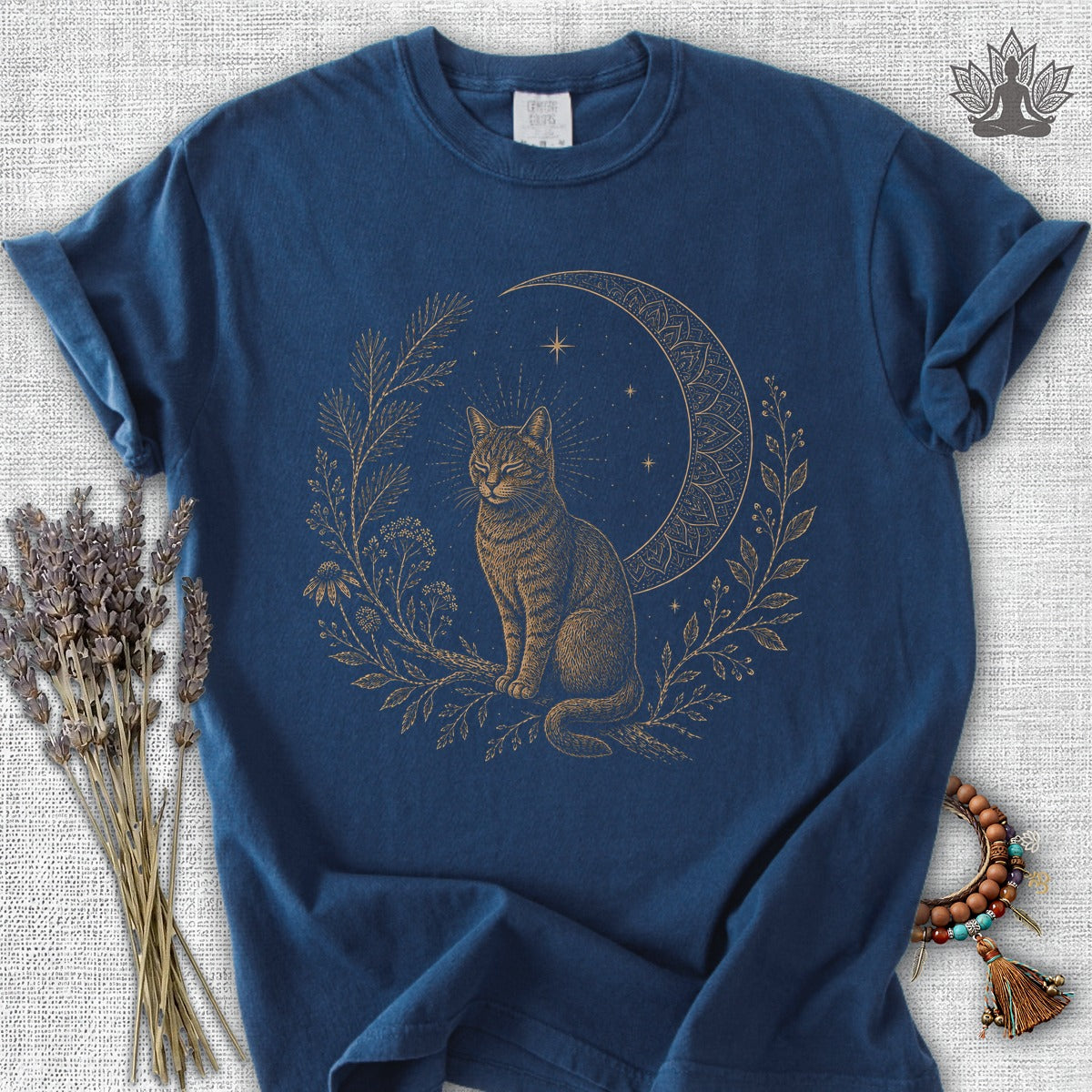 Cat Mandala Moon Comfort Colors® Tee