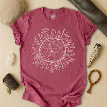 The Quiet Center Botanical Tee
