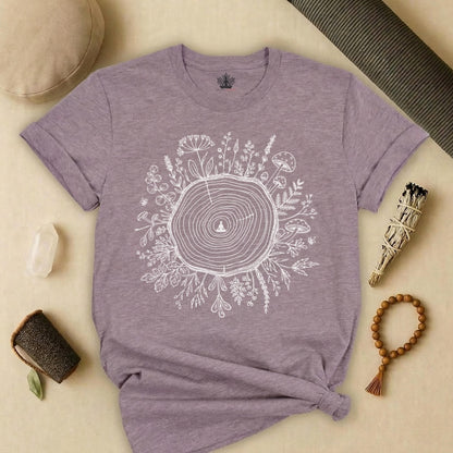 The Quiet Center Botanical Tee
