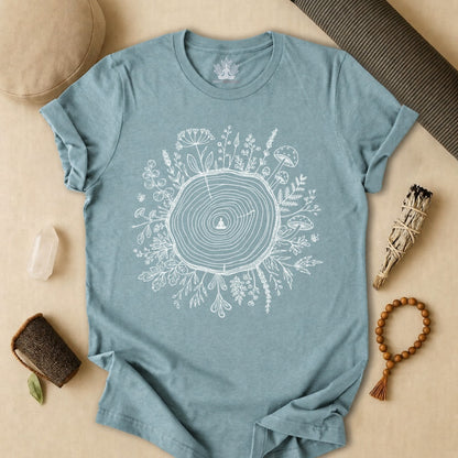 The Quiet Center Botanical Tee