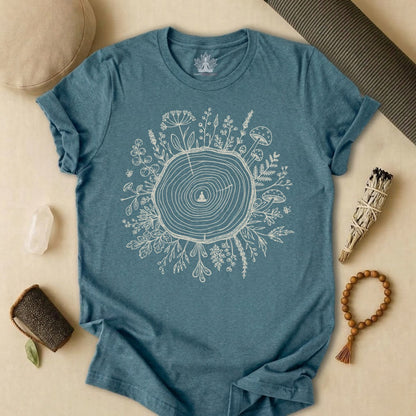 The Quiet Center Botanical Tee