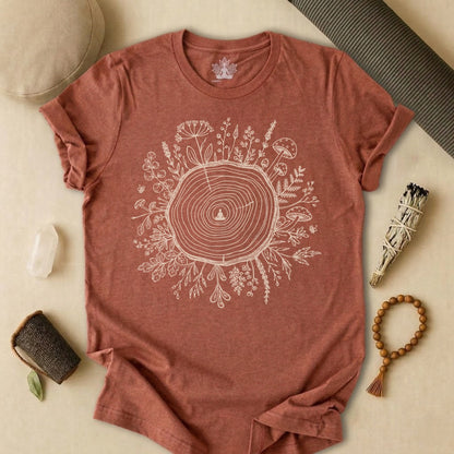The Quiet Center Botanical Tee