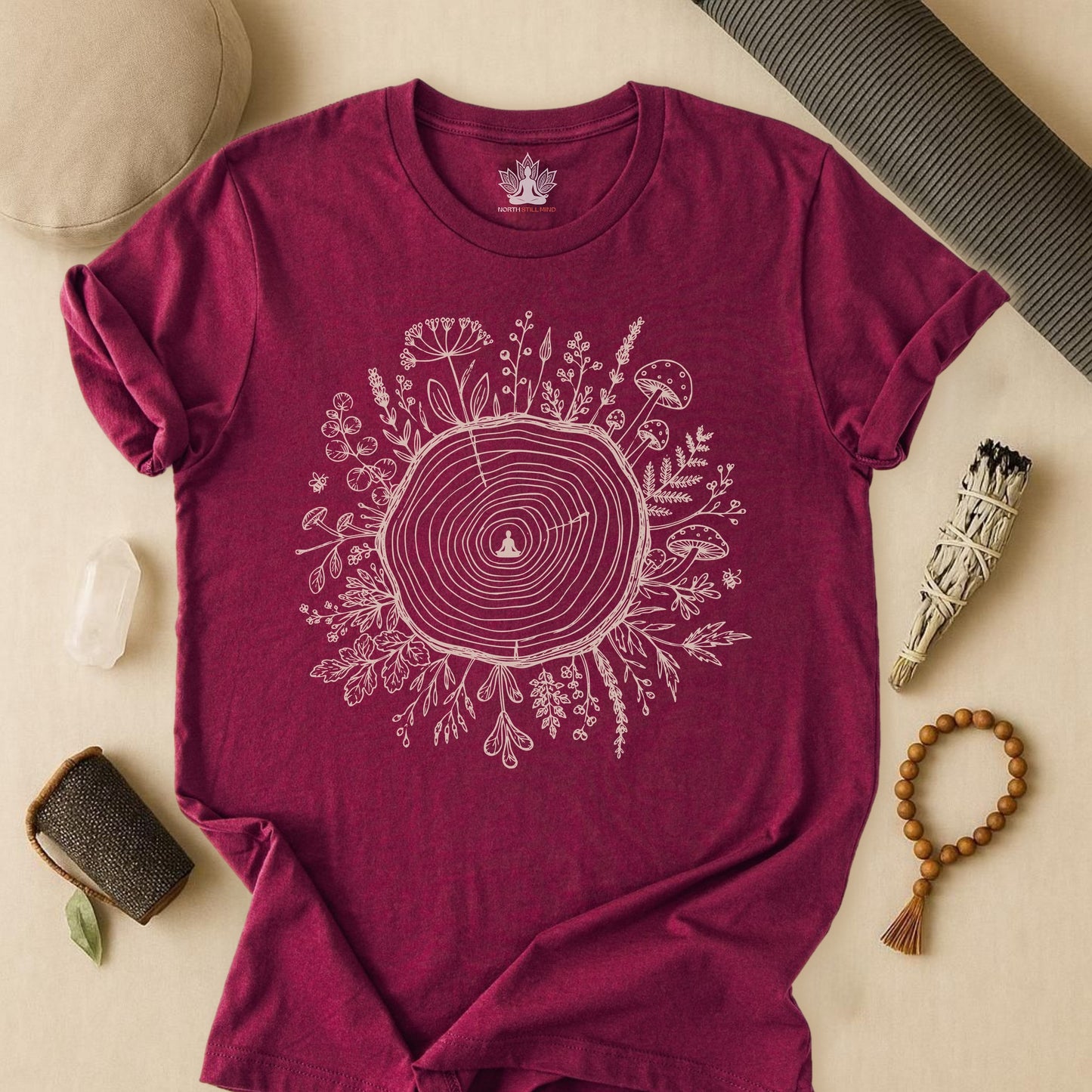 The Quiet Center Botanical Tee