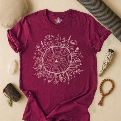 The Quiet Center Botanical Tee
