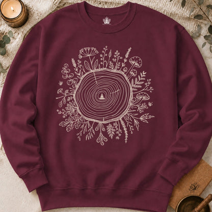 The Quiet Center Botanical Sweatshirt
