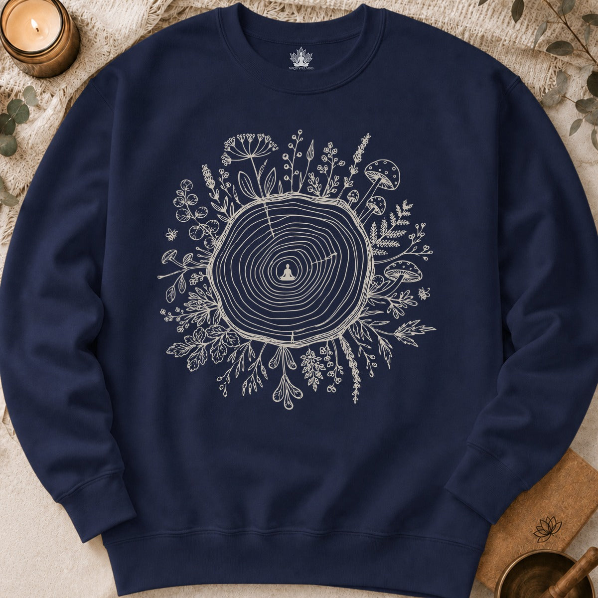 The Quiet Center Botanical Sweatshirt