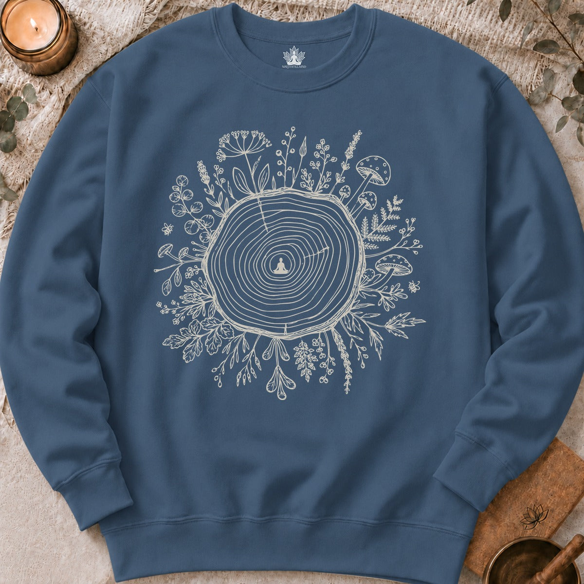 The Quiet Center Botanical Sweatshirt