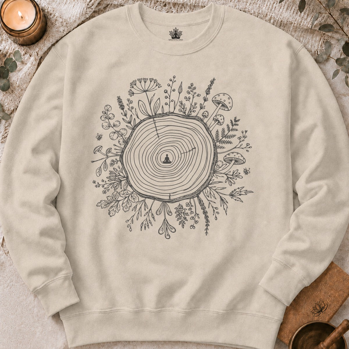 The Quiet Center Botanical Sweatshirt