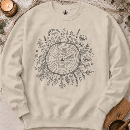 The Quiet Center Botanical Sweatshirt