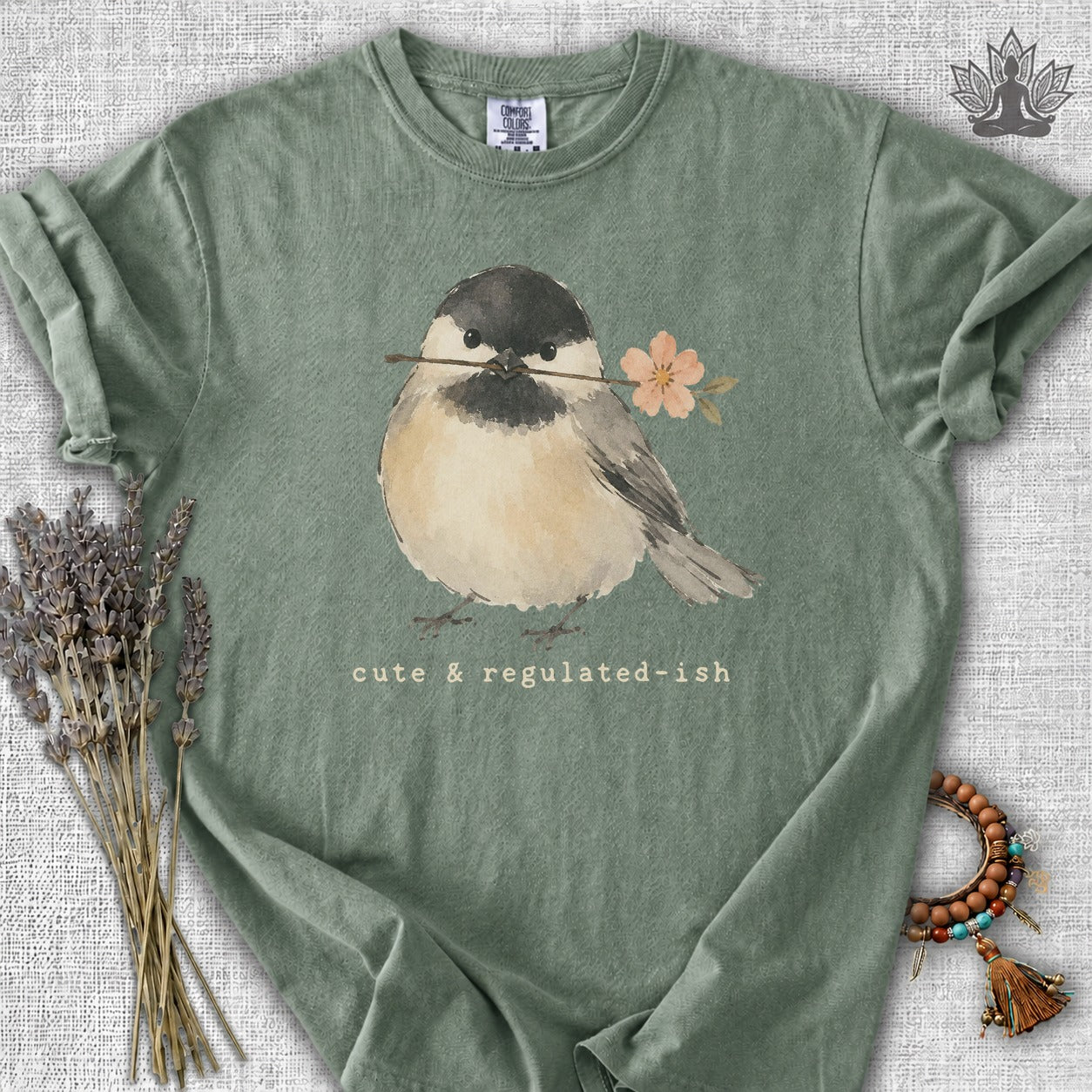 Cute & Regulated-ish Chickadee Comfort Colors® Tee