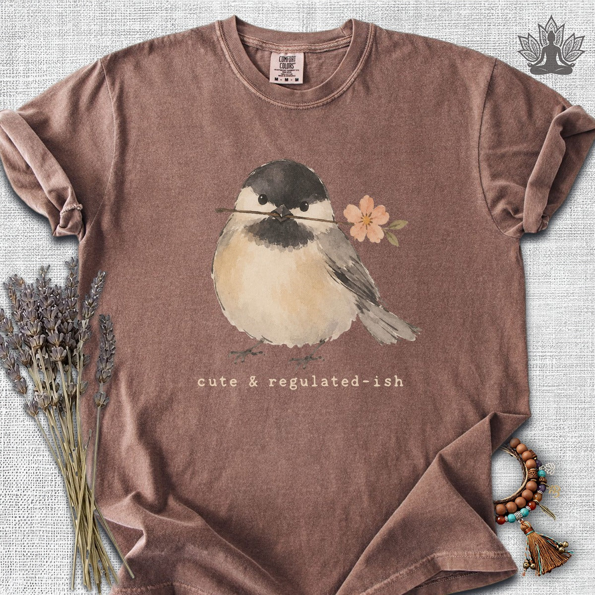 Cute & Regulated-ish Chickadee Comfort Colors® Tee