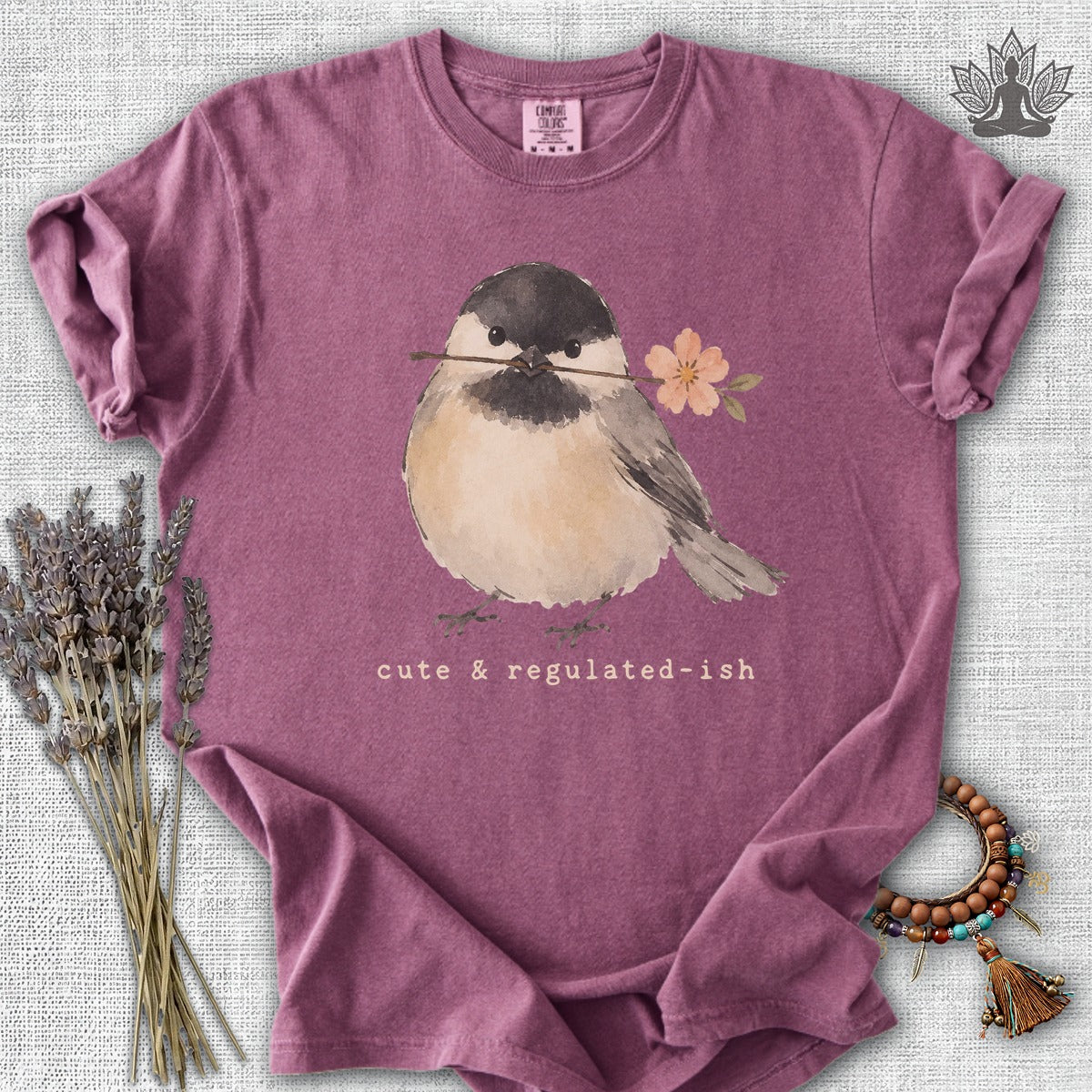 Cute & Regulated-ish Chickadee Comfort Colors® Tee