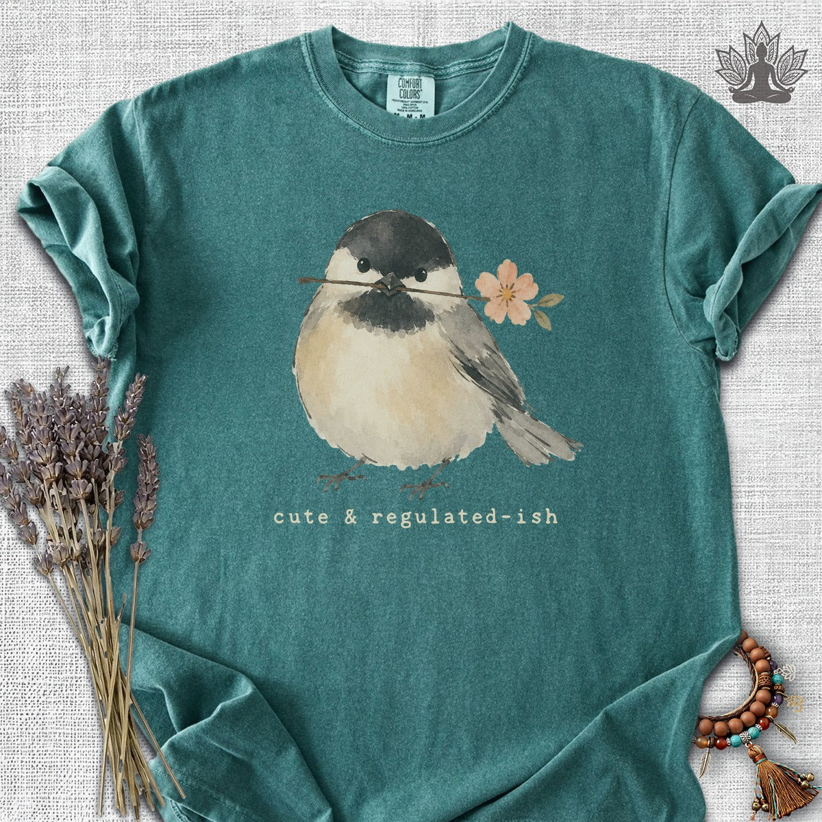 Cute & Regulated-ish Chickadee Comfort Colors® Tee