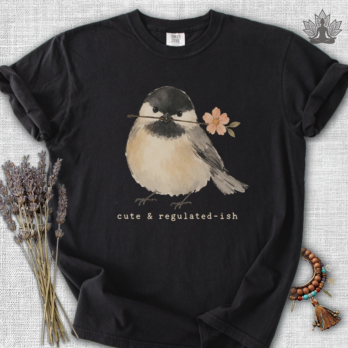 Cute & Regulated-ish Chickadee Comfort Colors® Tee