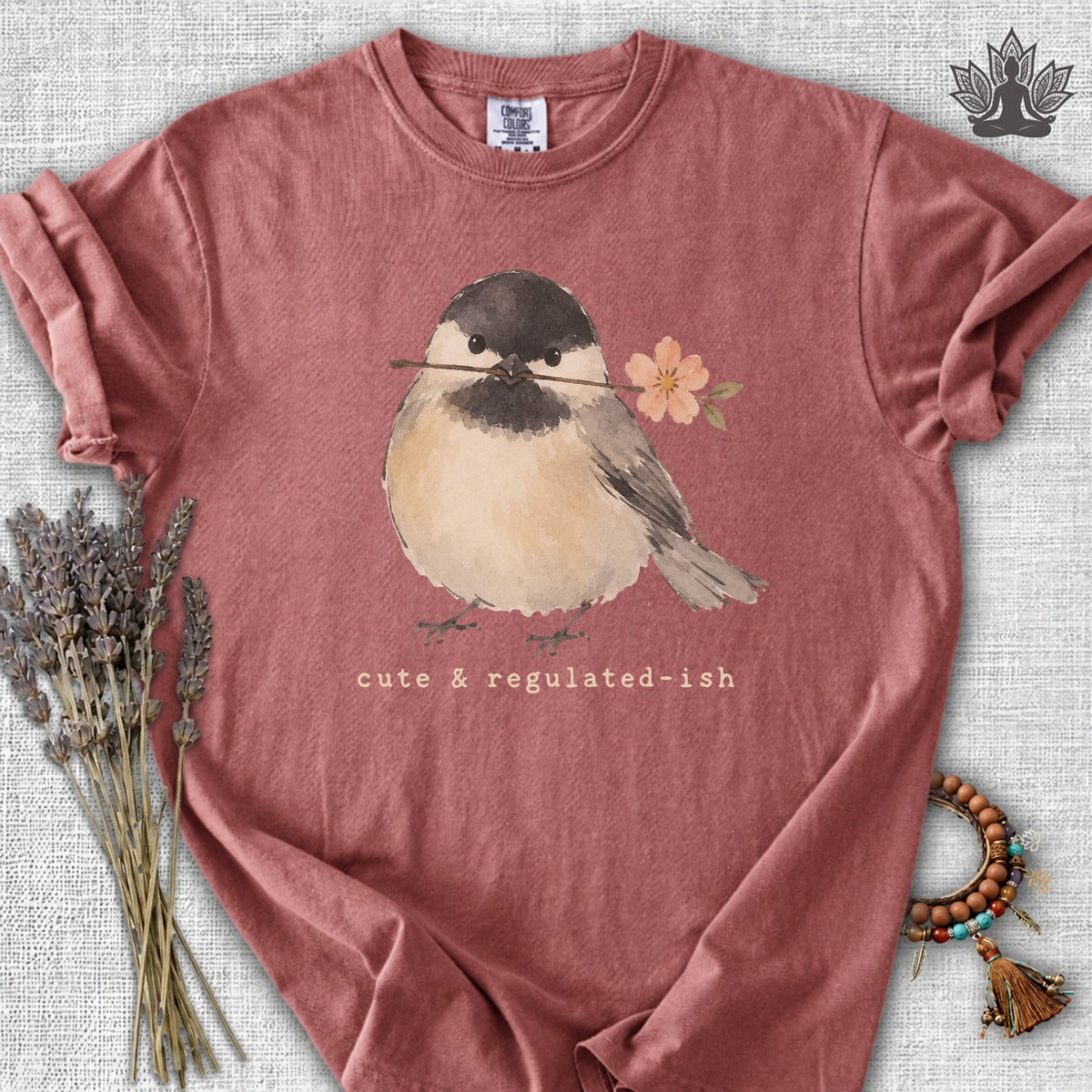 Cute & Regulated-ish Chickadee Comfort Colors® Tee