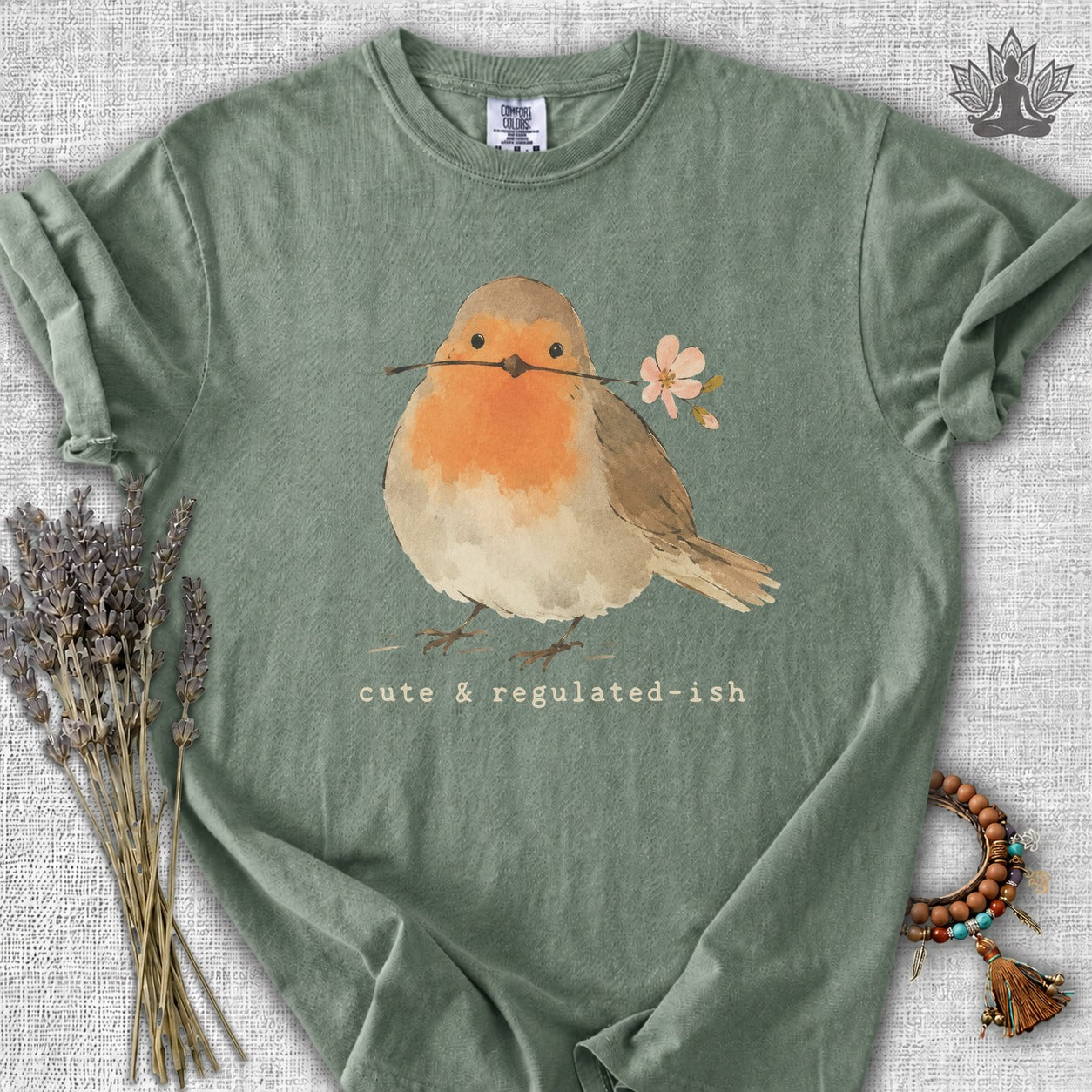 Cute & Regulated-ish Robin Comfort Colors® Tee