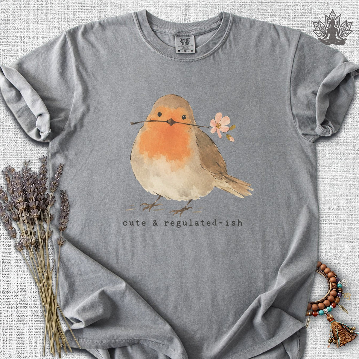 Cute & Regulated-ish Robin Comfort Colors® Tee