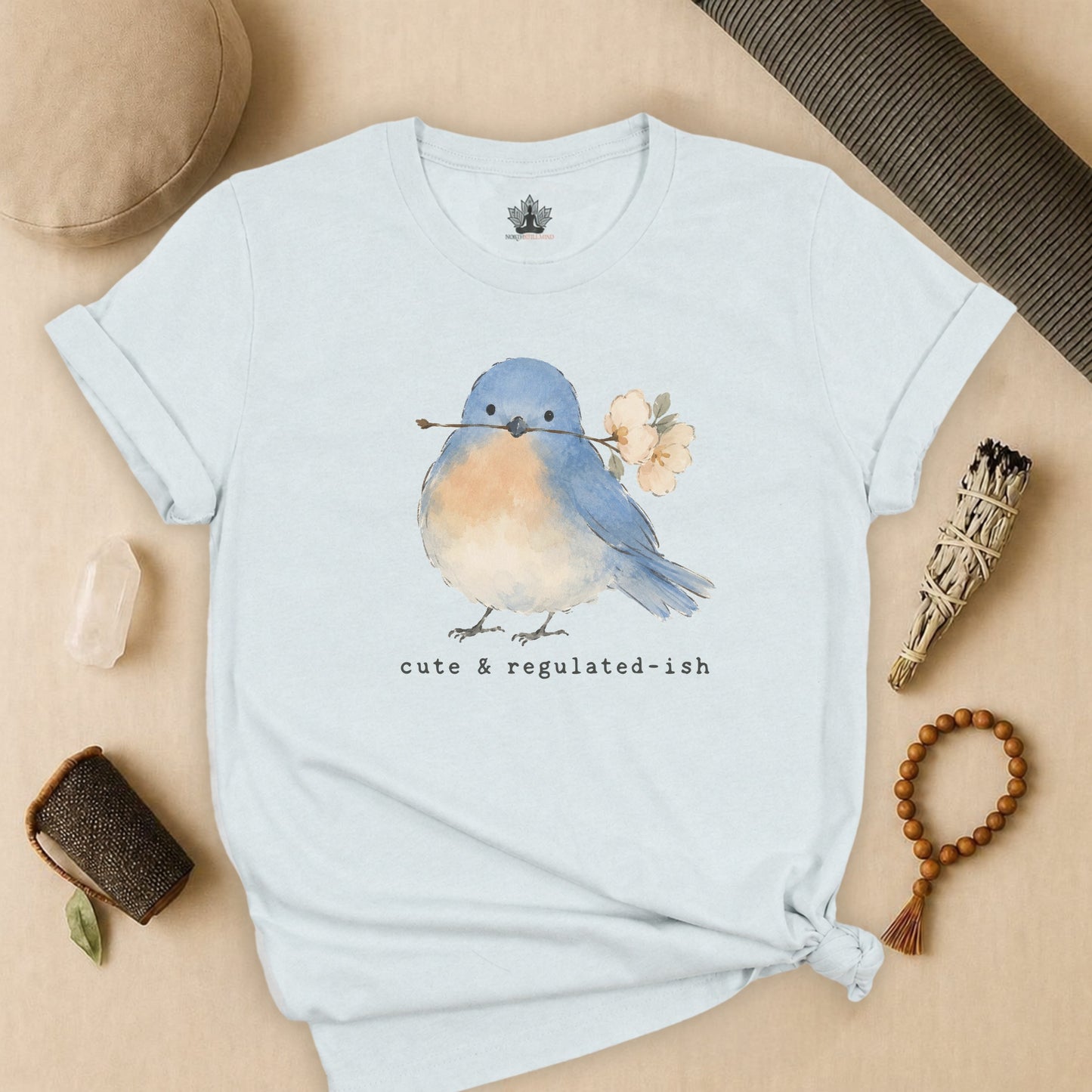 Cute & Regulated-ish Blue Bird Tee