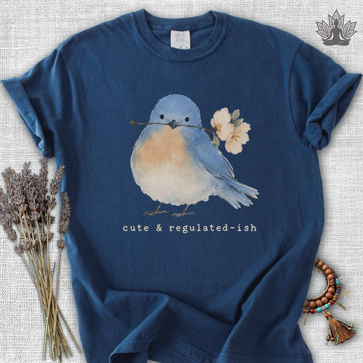 Cute & Regulated-ish Blue Bird Comfort Colors® Tee
